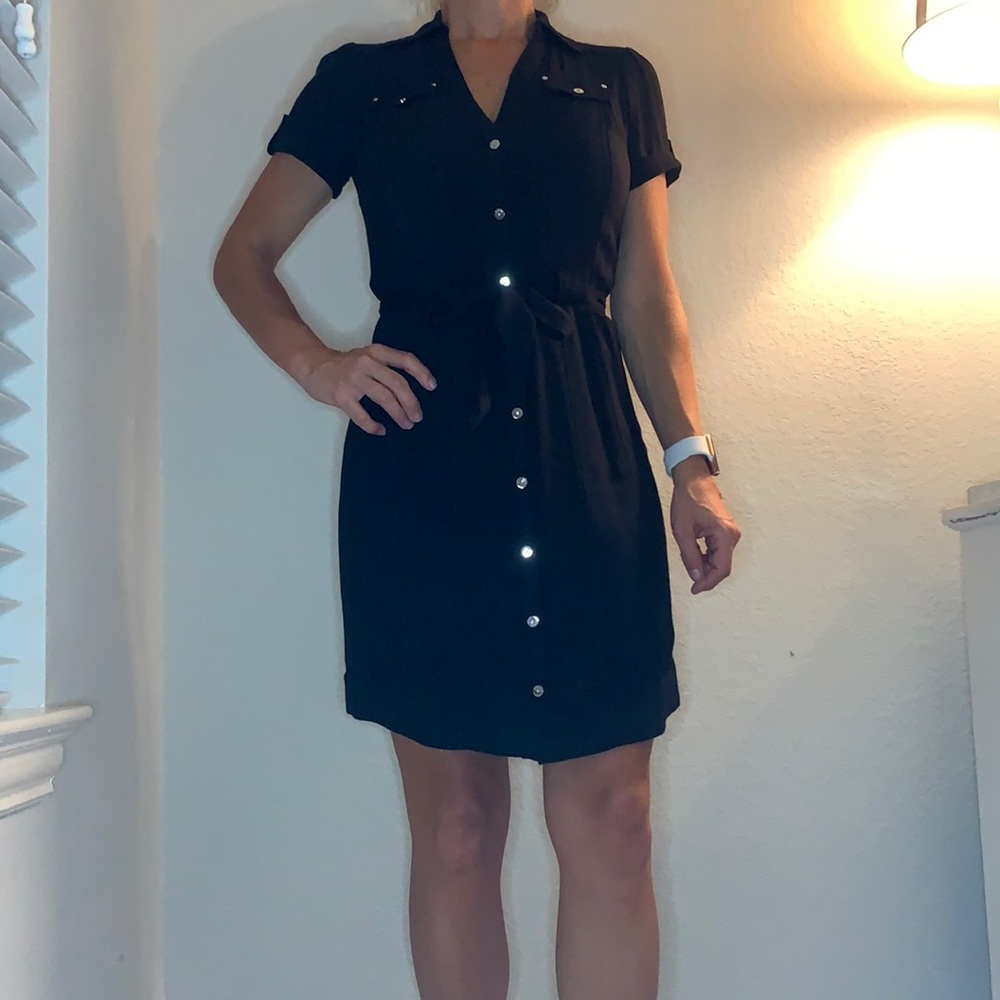 WHBM black dress